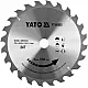Диск пильний по дереву з переможними напайками Yato YT-60685 (235x25.4x2.8x1.8 мм), 24 зуби фото