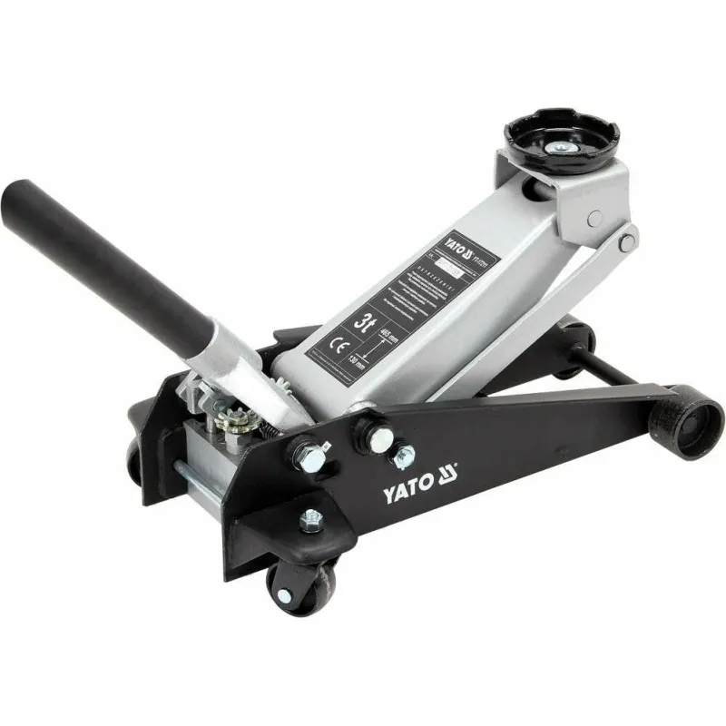 Домкрат гідравлічний підкатний Yato 130х465 мм (YT-17211) фото
