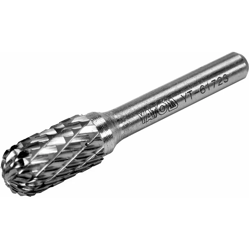 Фреза циліндрична округла Yato YT-61723 карбід вольфрамова 10 мм фото