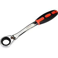 Ключ накидний з тріскачкою Yato вигнутий 16мм (YT-02378)