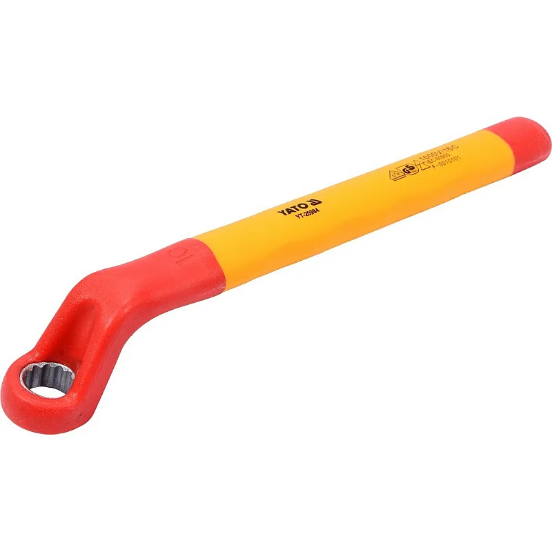 Ключ накидной Yato изогнутый 10мм VDE (YT-20984) фото