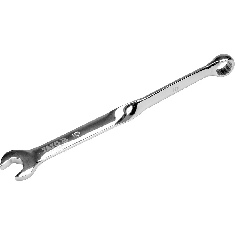 Ключ ріжково-накидний Yato кручений 10x165мм (YT-01851) фото