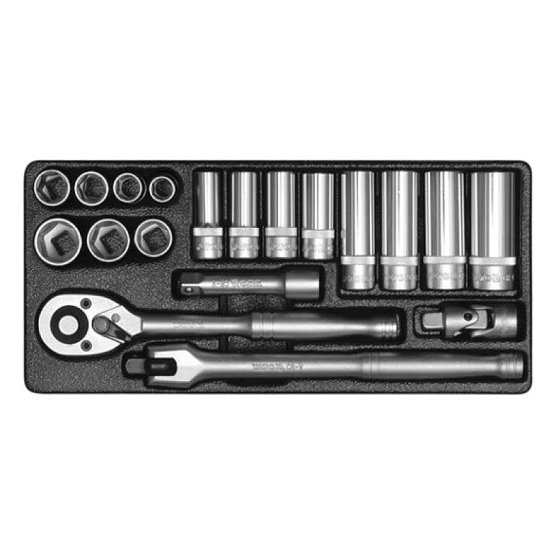 Набір торцевих головок Yato YT-3864 фото