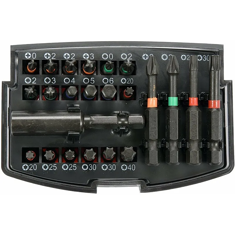 Набір ударних викруткових насадок Yato (YT-04621) фото