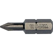 Насадки отверточные Yato Philips РH0 х 25 мм HEX 1/4" (YT-78130) 10 шт