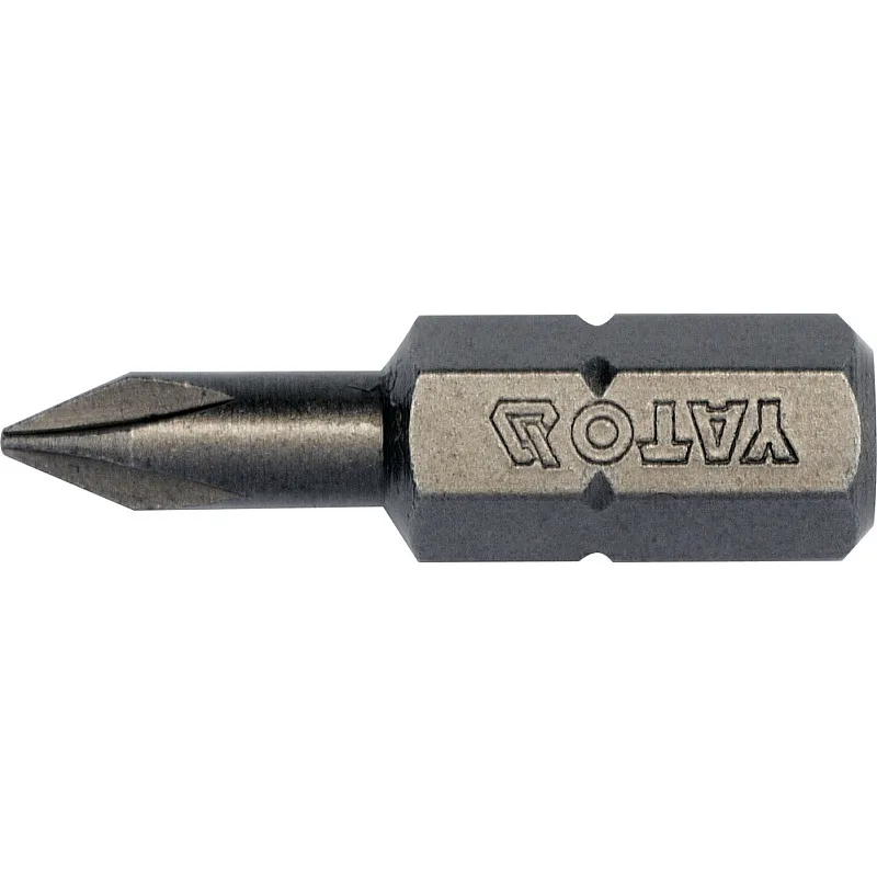 Насадки викруткові Yato Philips РH0 х 25 мм HEX 1/4 (YT-78130) 10 шт фото