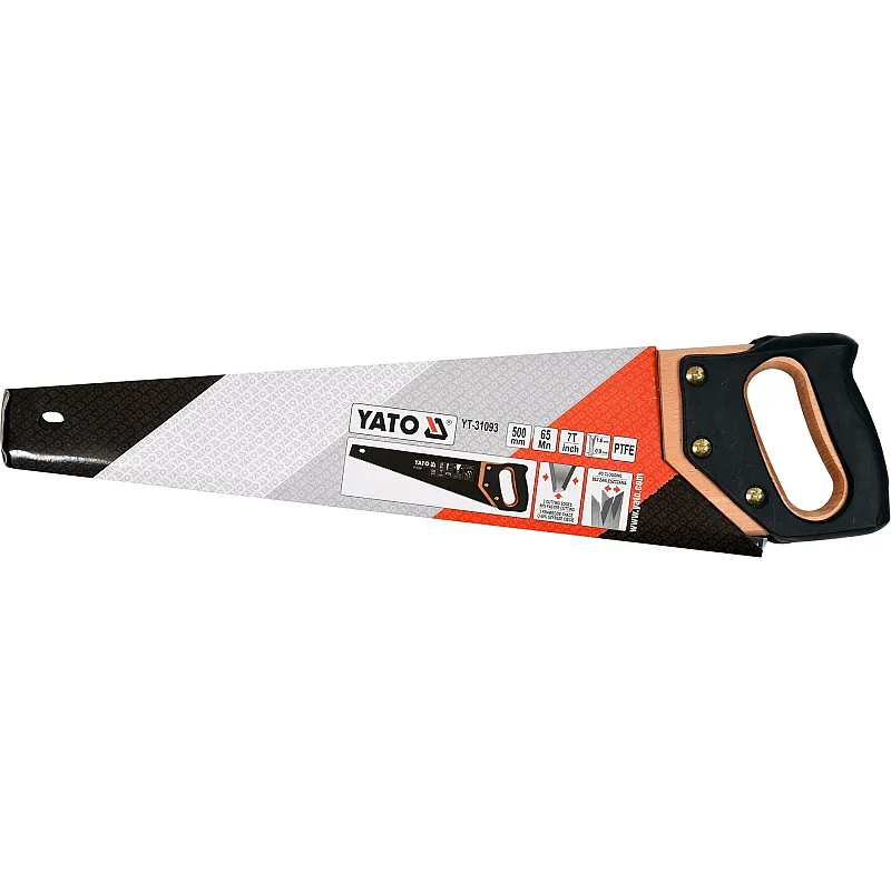 Ножовка по дереву Yato 500 мм, 7 зуб. (YT-31093) фото