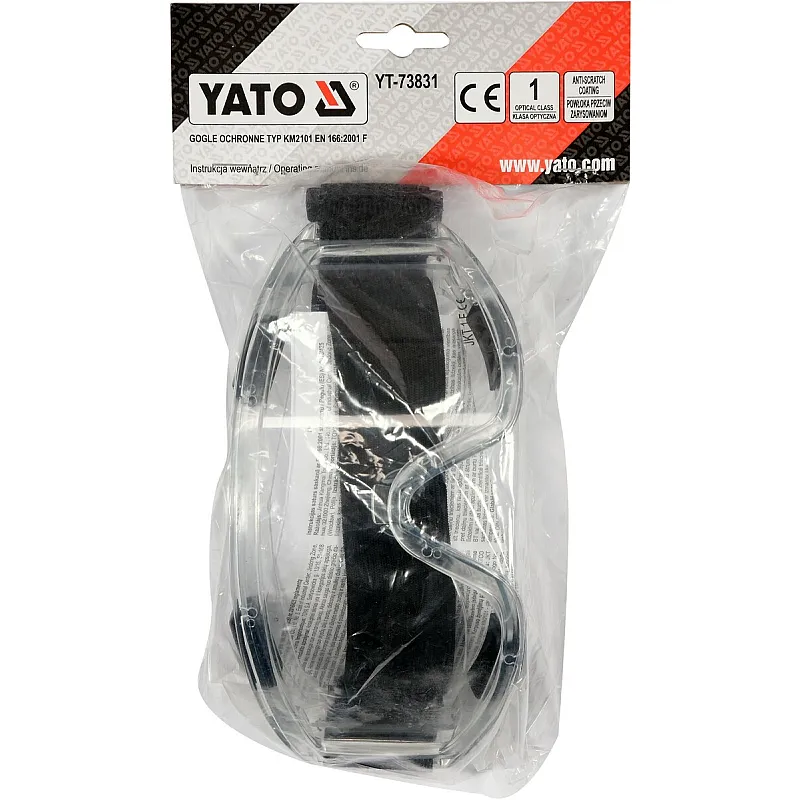 Окуляри захисні з вентиляцією Yato YT-73831 фото