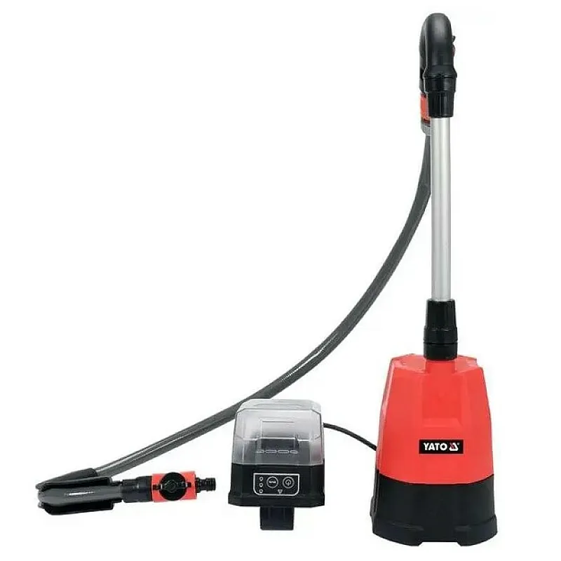 Погружной насос для откачки дождевой воды YATO, 18V (без АКБ и ЗУ) (YT-85281) фото