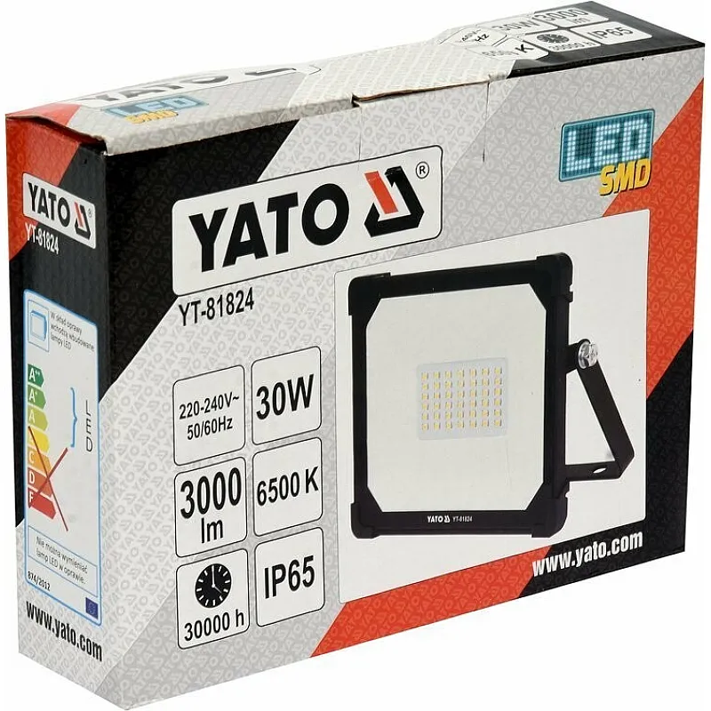 Прожектор із SMD-діодним випромінювачем Yato YT-81824 фото