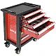 Шафа з інструментами YATO на колесах, 6 ящиків, 975x765x465 мм, набір 177 шт. (YT-55300) фото