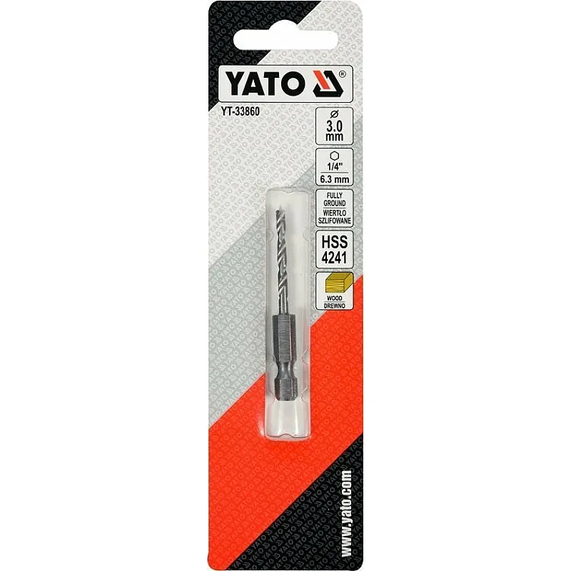 Свердло по дереву Yato 3x65х35 мм (YT-33860) фото