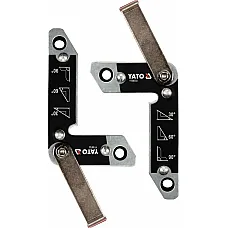 Магнітні куточки Yato сила вміст 32 кг, 2 шт. (YT-08723)