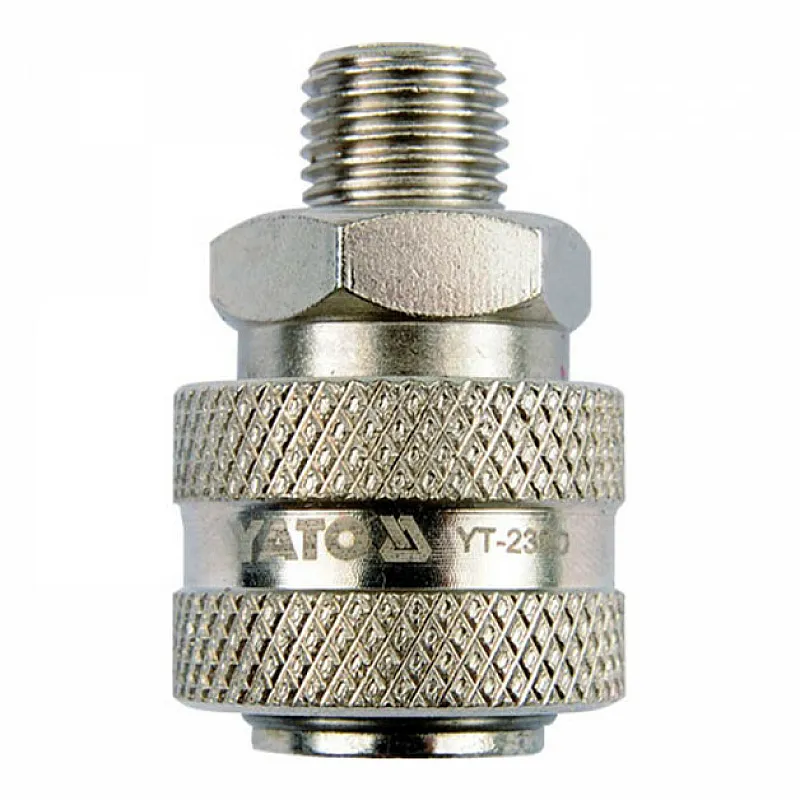 Быстросъемная муфта с наружной резьбой YATO 1/2 (YT-2392) фото