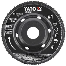 Диск-фреза выпуклый Yato 120х22.2 мм, 16/12 мм (YT-59182)
