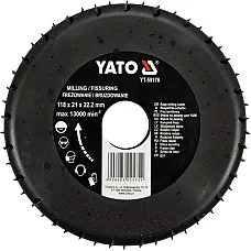 Диск-фреза Yato 118x22.2 мм, 21 мм (YT-59176)
