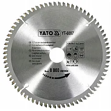 Диск пильний по алюмінію YATO 300х30х3x2.2 мм (YT-6097)