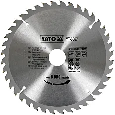 Диск пильний YATO по дереву 210х30x3.2x2.2 мм, 40 зубців (YT-6067)