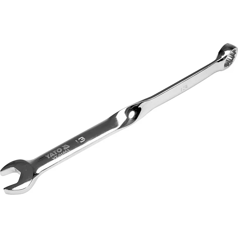 Ключ ріжково-накидний Yato кручений 13x204мм (YT-01853) фото
