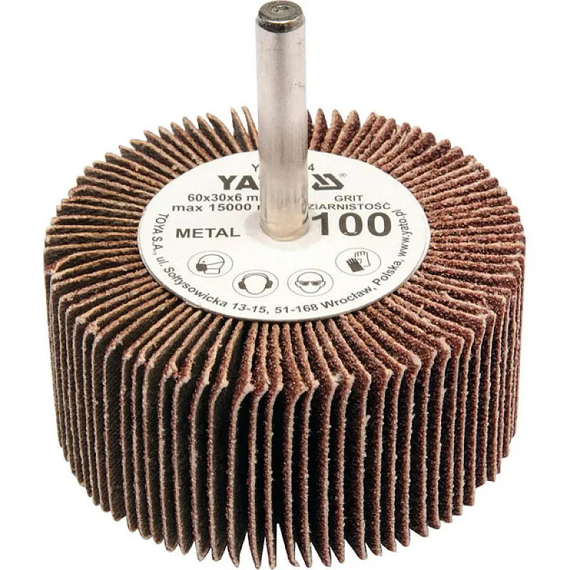 Круг лепестковый шлифовальный YATO YT-83364 фото