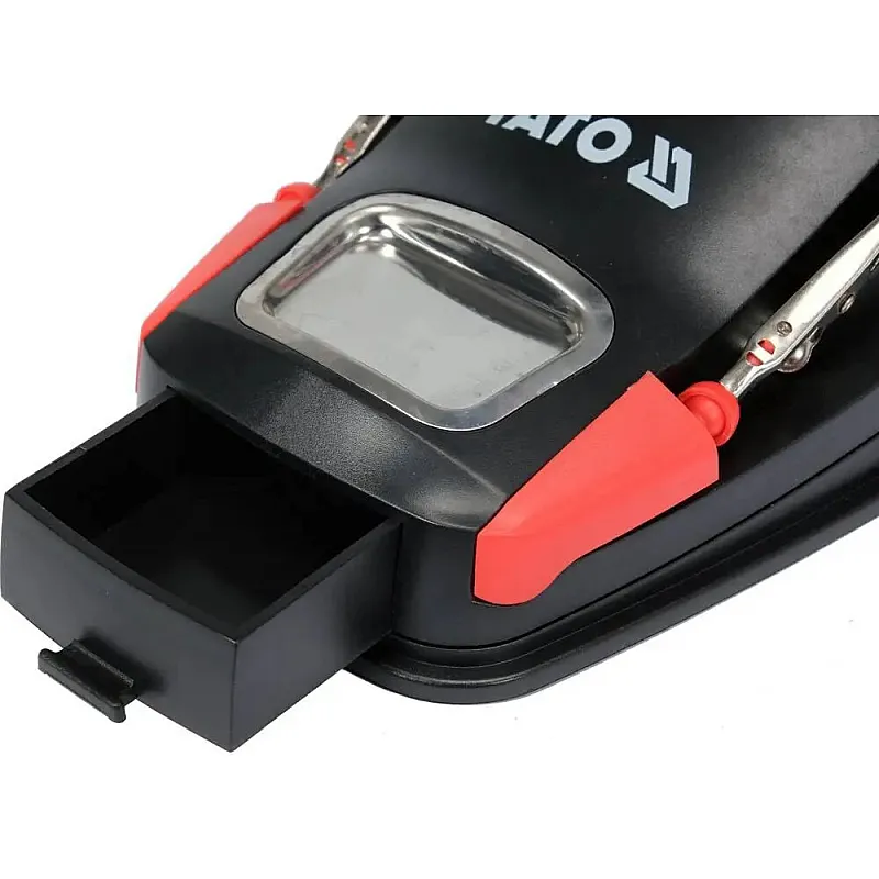 Лупа складана Yato на підставці з двома лінзами та світлодіодним підсвічуванням (YT-73861) фото