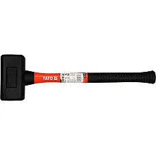 Молоток Yato безінерційний 2.4 кг скловолоконна ручка 495мм (YT-46270)