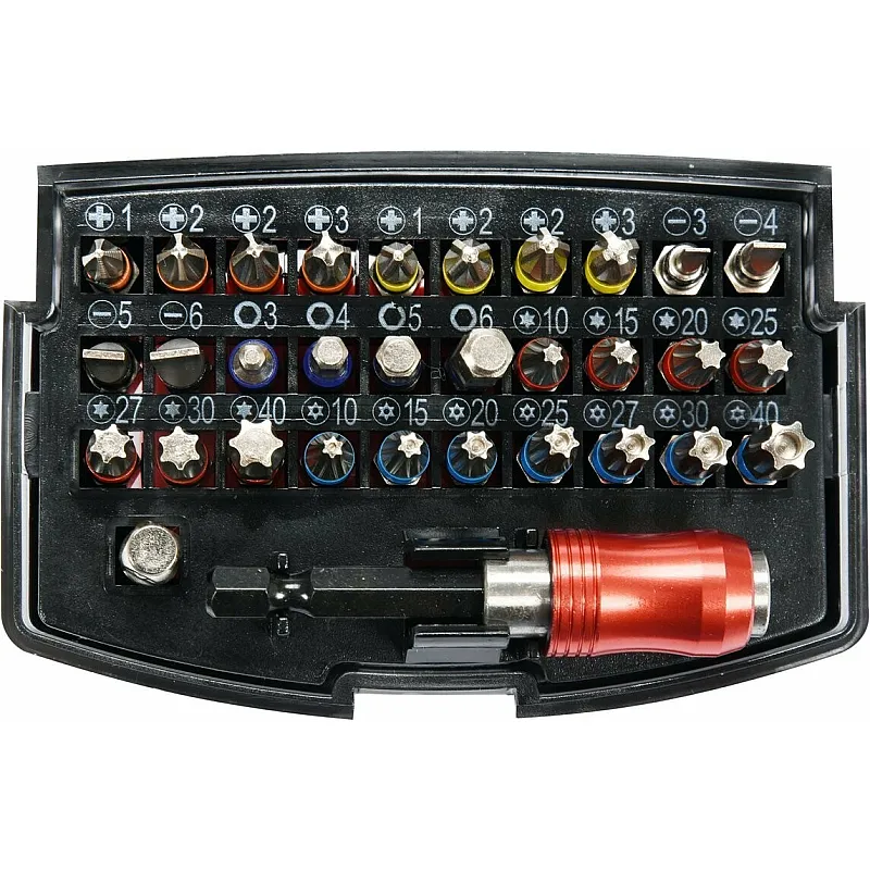 Набір викруткових насадок YATO 1/4 32 шт. (YT-04622) фото