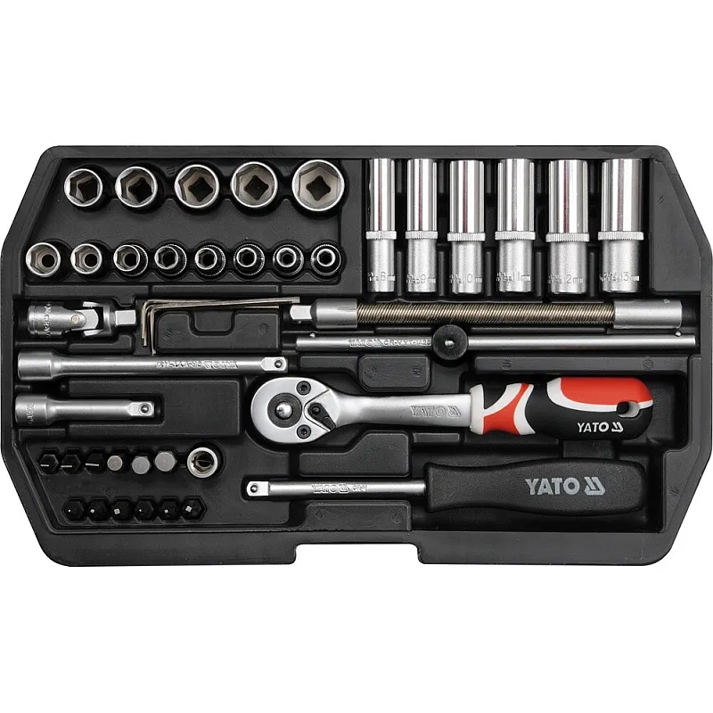Набір торцевих головок Yato YT-1448 фото