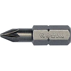 Насадки отверточные Yato Pozidriv PZ1 х 25 мм HEX 1/4" (YT-78134) 10 шт