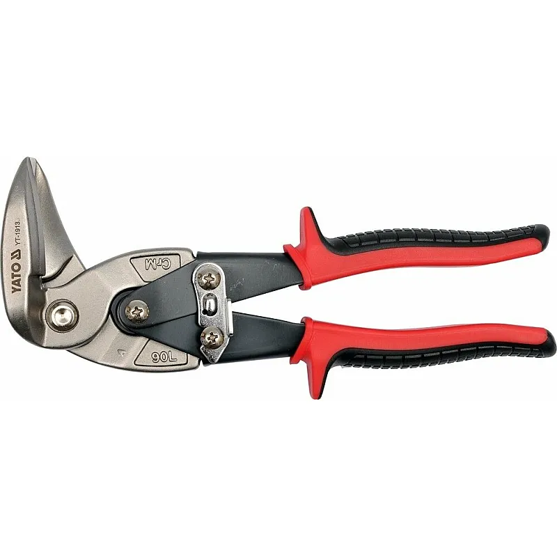 Ножиці по металу Yato 225мм ліві вигнуті Cr-Mo (YT-1913) фото
