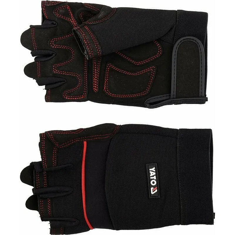 Рукавички Yato YT-74659 розмір 9 Чорні фото