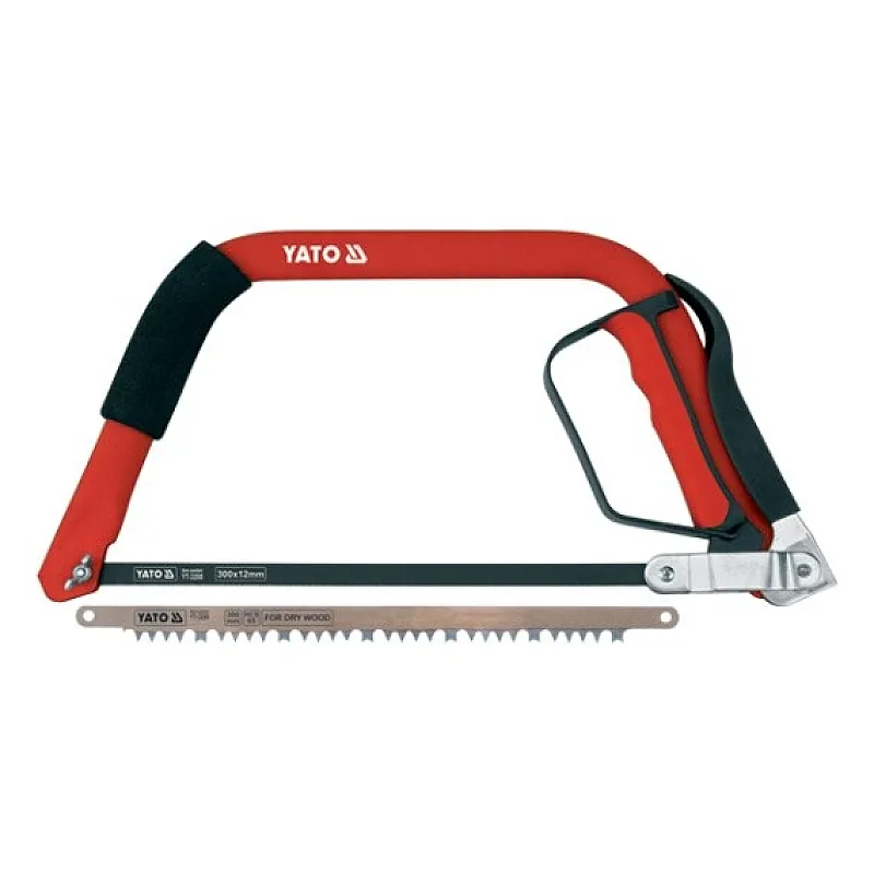 Пила лучкова Yato по дереву та металу 300 мм + 2 полотна (YT-3200) фото