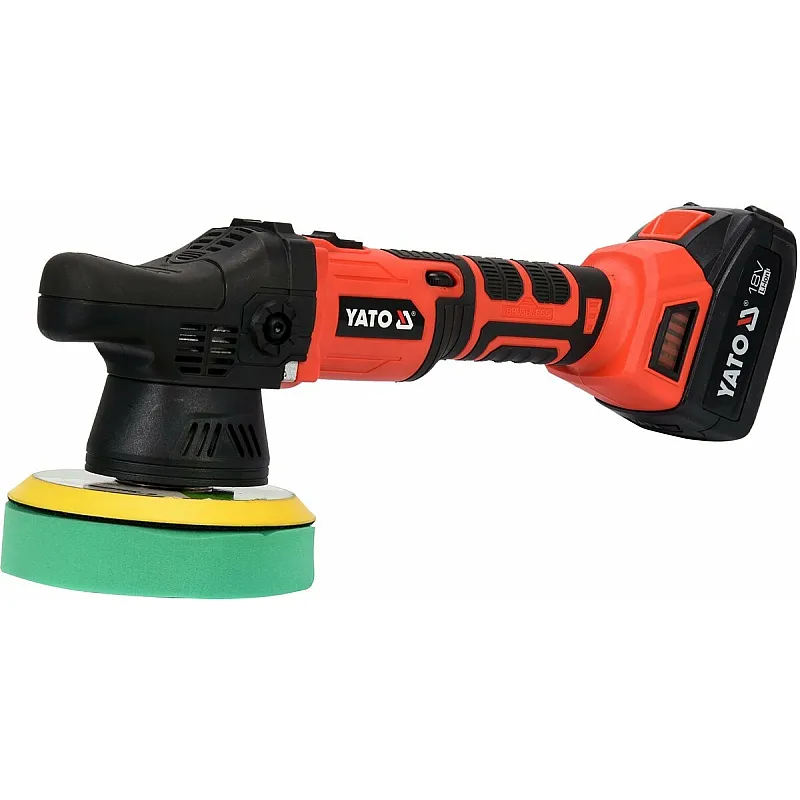 Полірувальна ексцентрикова машинка безщіткова Yato YT-82920 фото