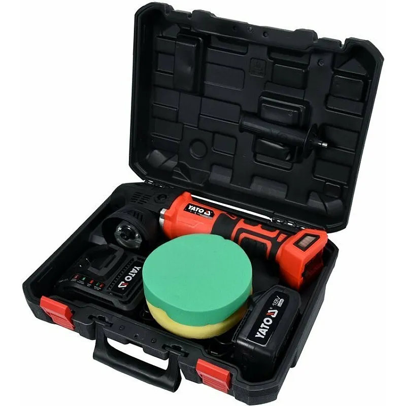 Полірувальна ексцентрикова машинка безщіткова Yato YT-82920 фото