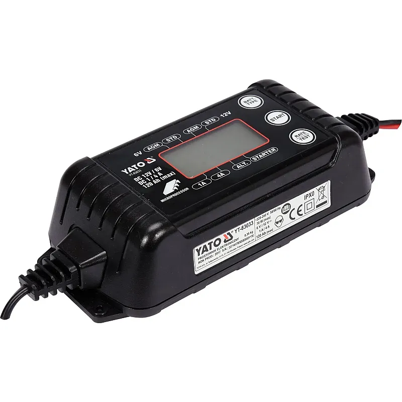 Перетворювач напруги Yato з мережі 230 В AC 6/12 В DC (YT-83033) фото