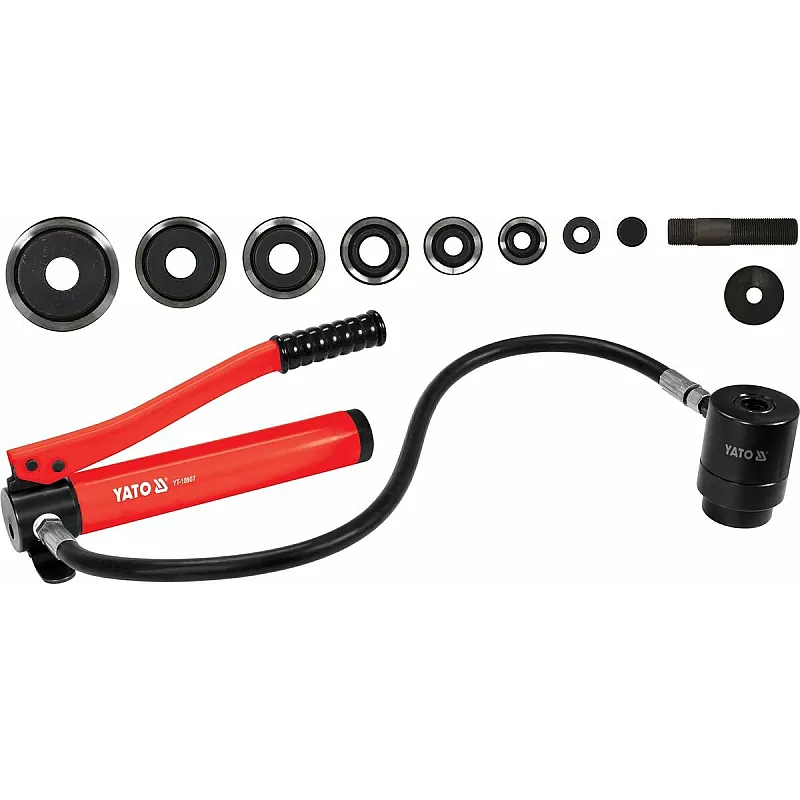 Пробійник гідравлічний Yato YT-18907 по листовому металу до 4 мм фото