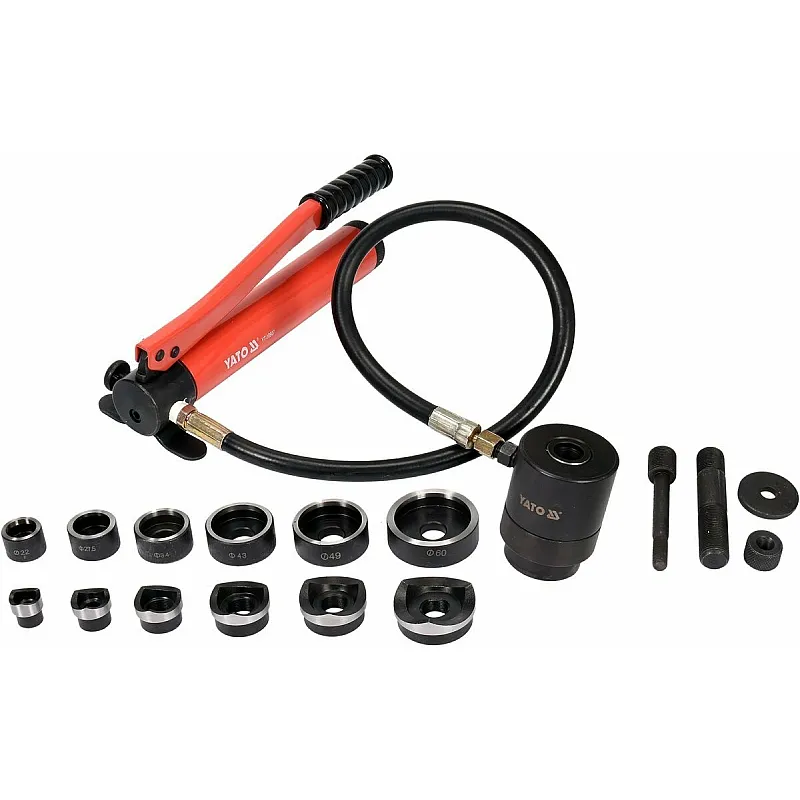 Пробійник гідравлічний Yato YT-18907 по листовому металу до 4 мм фото