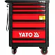 Шафа з інструментами Yato 6 відділів 958x766x465 мм 177 шт (YT-5530) фото