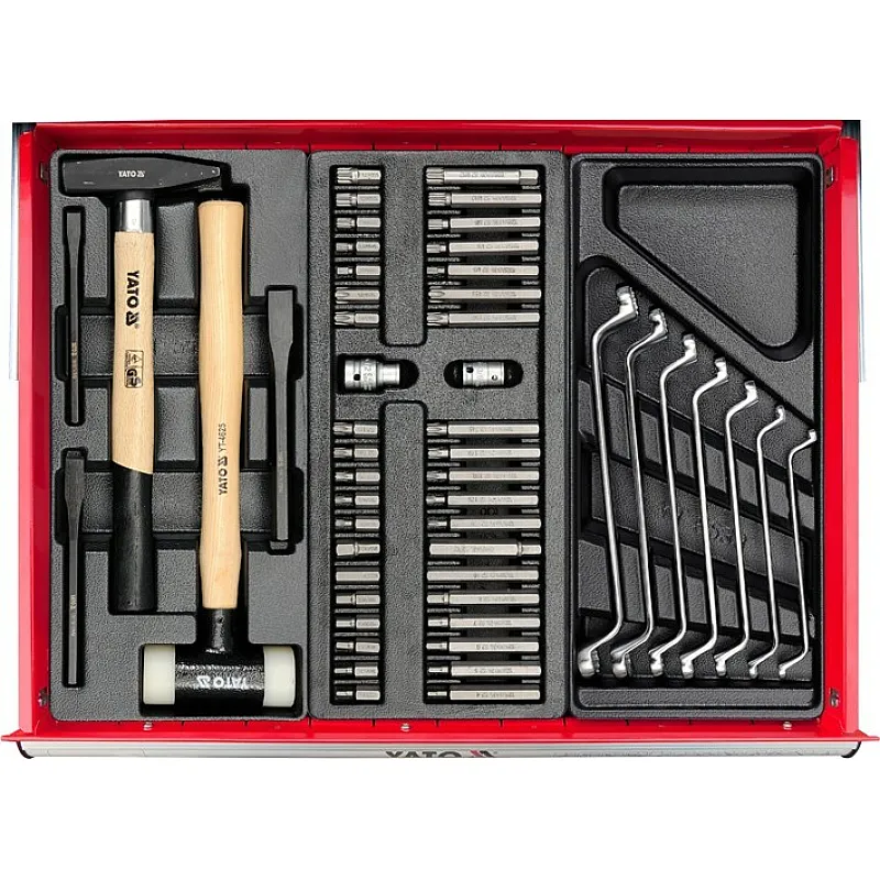Шафа з інструментами Yato 6 відділів 958x766x465 мм 177 шт (YT-5530) фото