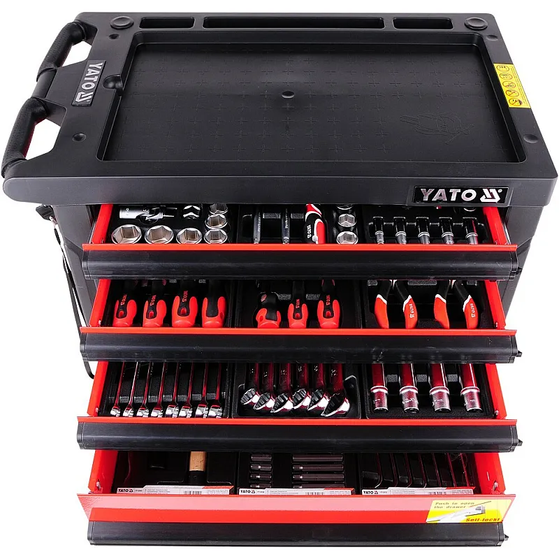 Шафа з інструментами Yato 6 відділів 958x766x465 мм 177 шт (YT-5530) фото