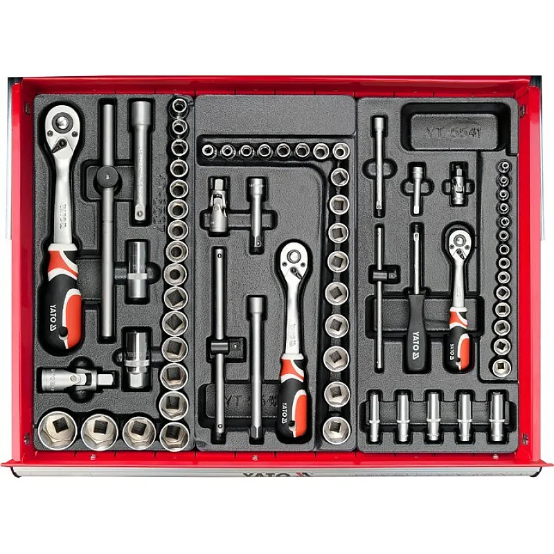 Шафа з інструментами Yato 6 відділів 958x766x465 мм 177 шт (YT-5530) фото