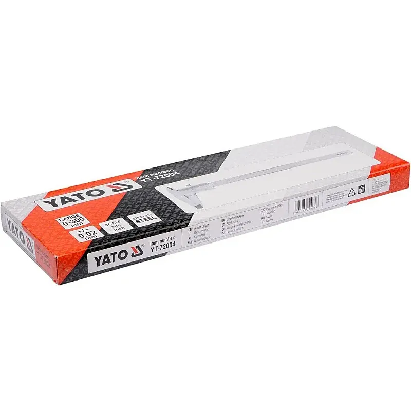 Штангенциркуль механічний YATO YT-72004 фото