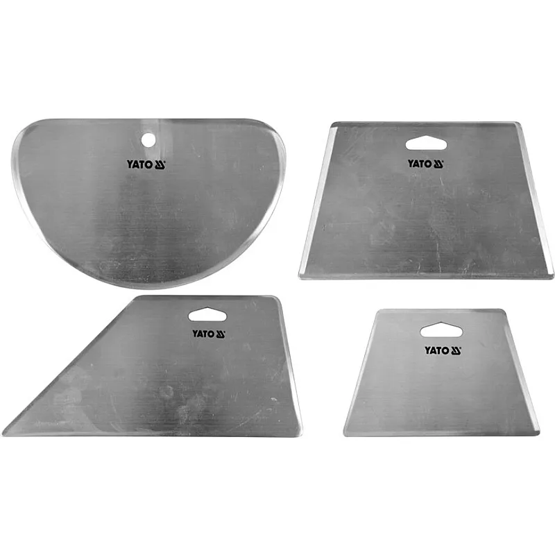Скребки нержавіючі Yato 4 шт (YT-52788) фото