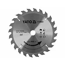 Диск пильний Yato побідитовий по дереву 190х20x2.2x1.5мм (YT-60634)