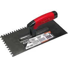 Прасувальна штукатурна Yato 270х130 мм, зуб 6х6 мм (YT-5202)