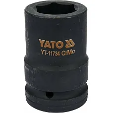 Головка торцева ударна Yato Cr-Mo 30х80 мм, 6-гранна (YT-11734)