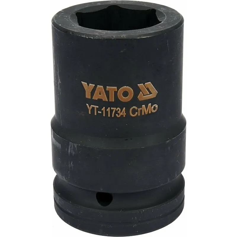 Головка торцева ударна Yato Cr-Mo 30х80 мм, 6-гранна (YT-11734) фото