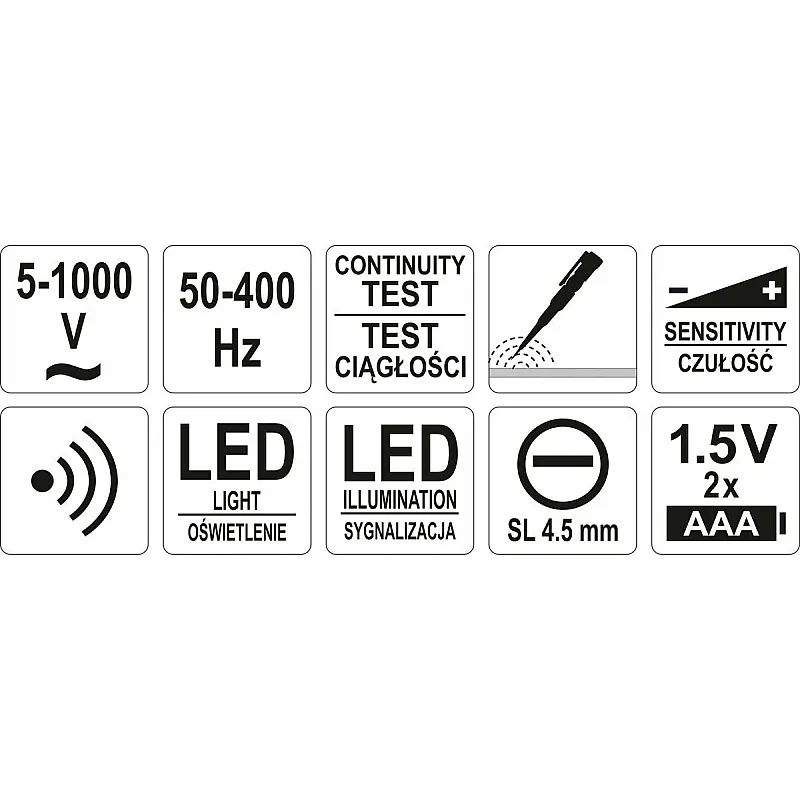 Індикатор напруги Yato YT-28311 фото