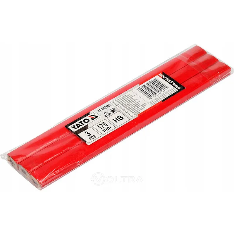 Олівці столярні YATO (YT-692603) фото