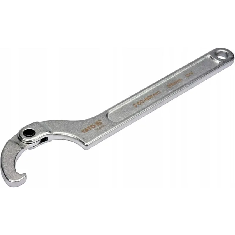 Ключ гаковий з носиком на шарнірі Yato YT-01672 фото